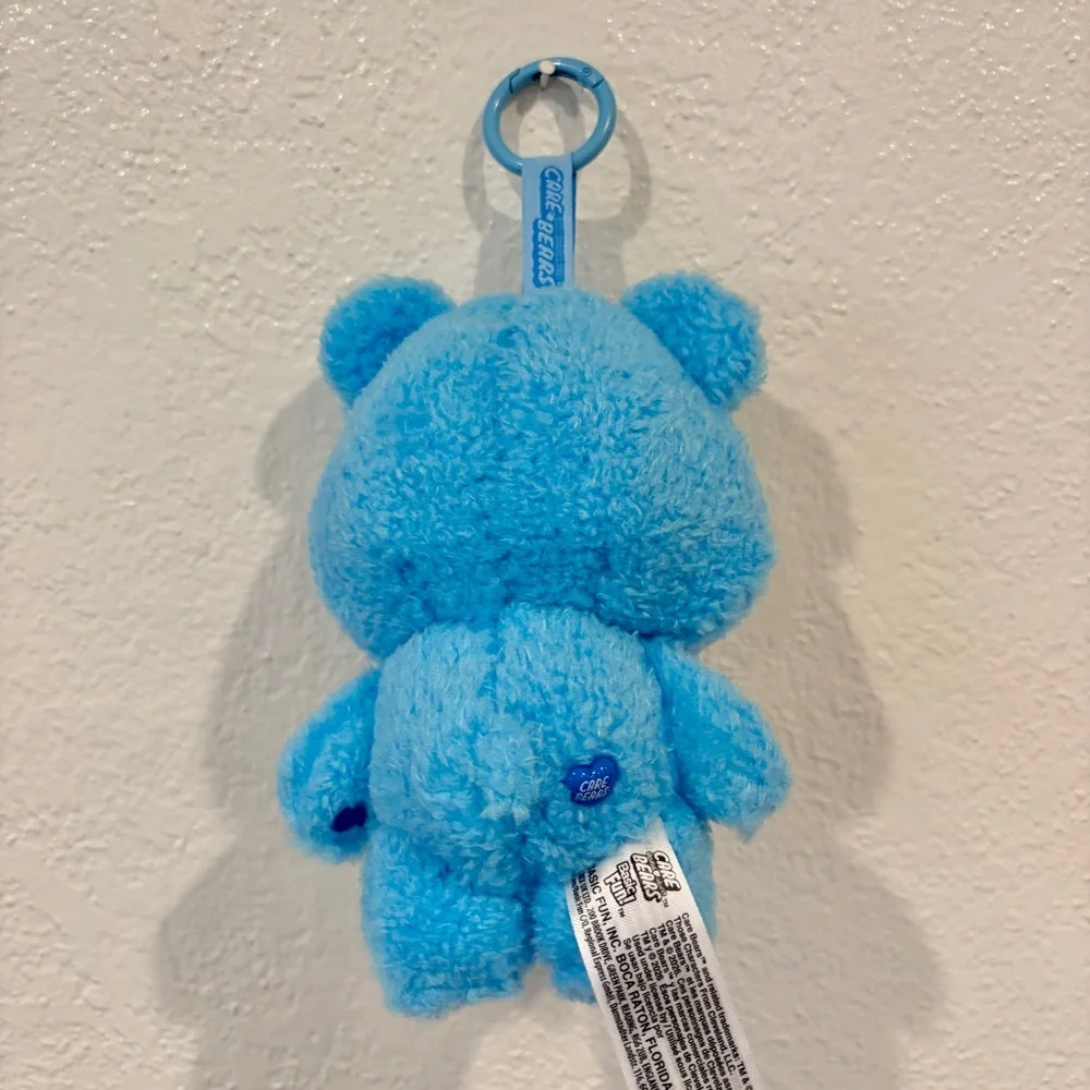 Care Bears Caring Cuties Plush Clip-On Keychain - Grumpy Bear - Picture 5 of 12
